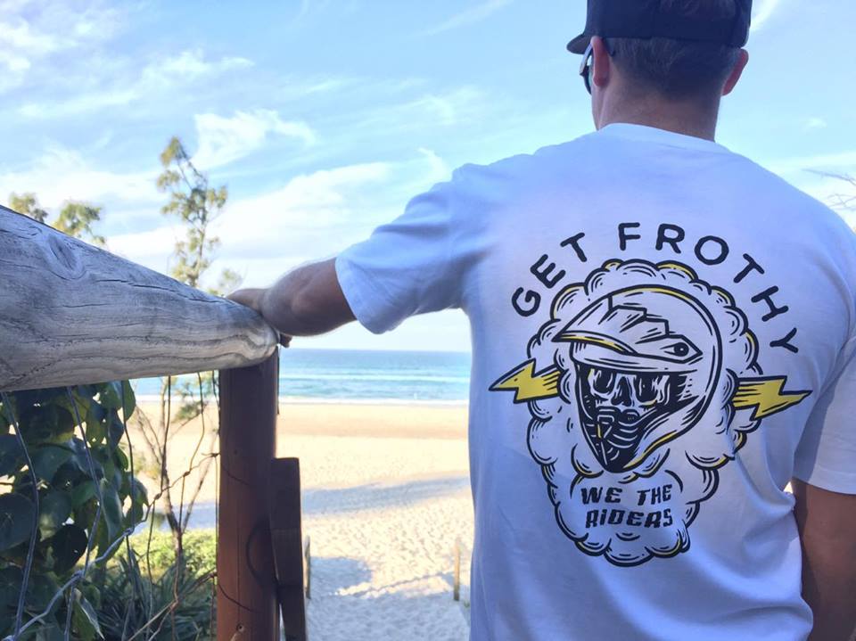 Image of Get frothy tee - WTR White