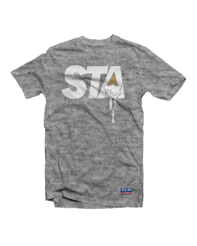 Image of STA Classic Logo Tee Heather Grey