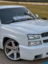 Image 1 of GOMILONA windshield DECALS (WHITE) 4x entries