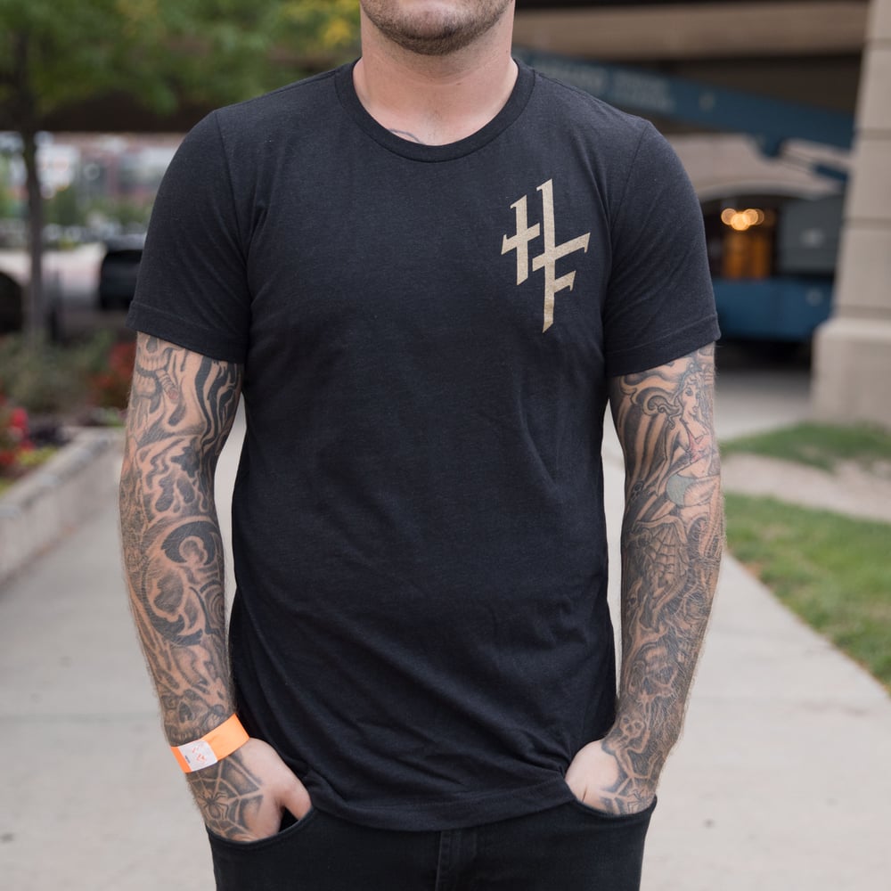 Image of Hollow Front Logo T-Shirt 