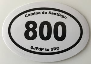 Image of Camino "800km" Sticker