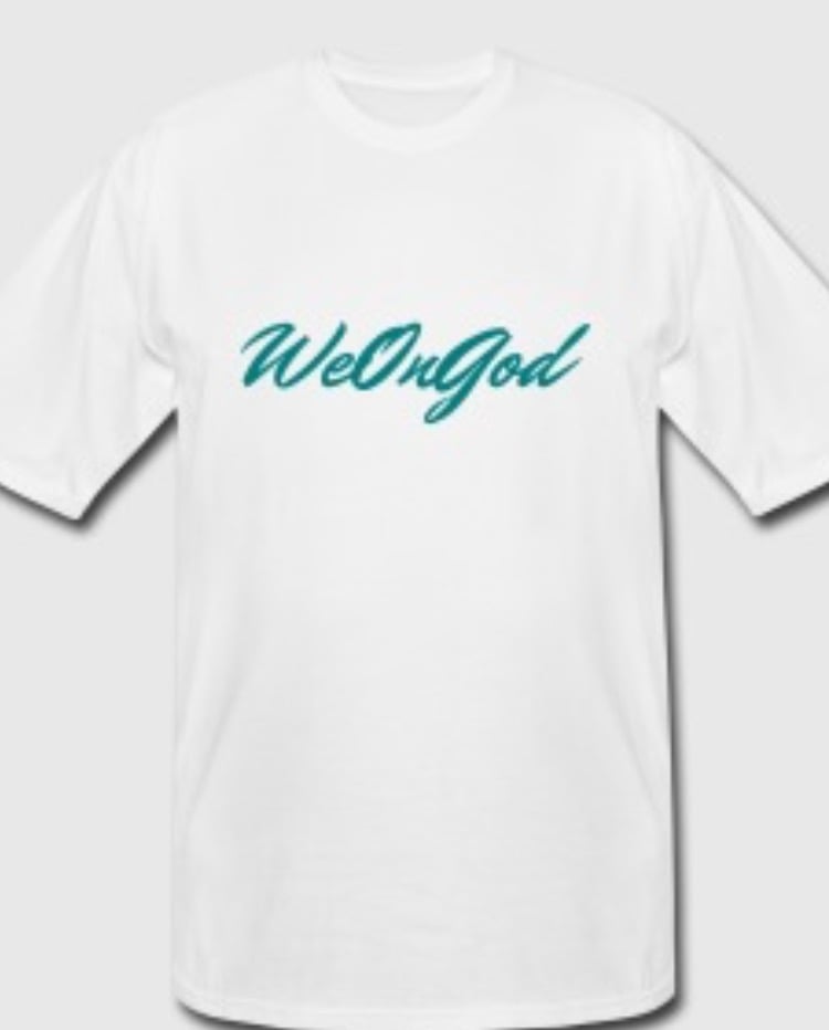 Image of We On God © - T shirt | Original Blue