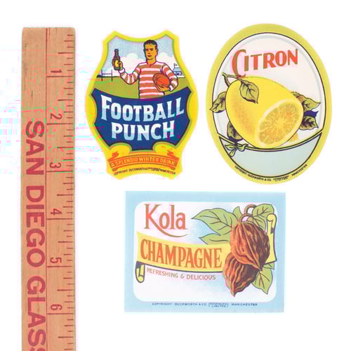 Image of Antique Beverage Labels - Set No. 2
