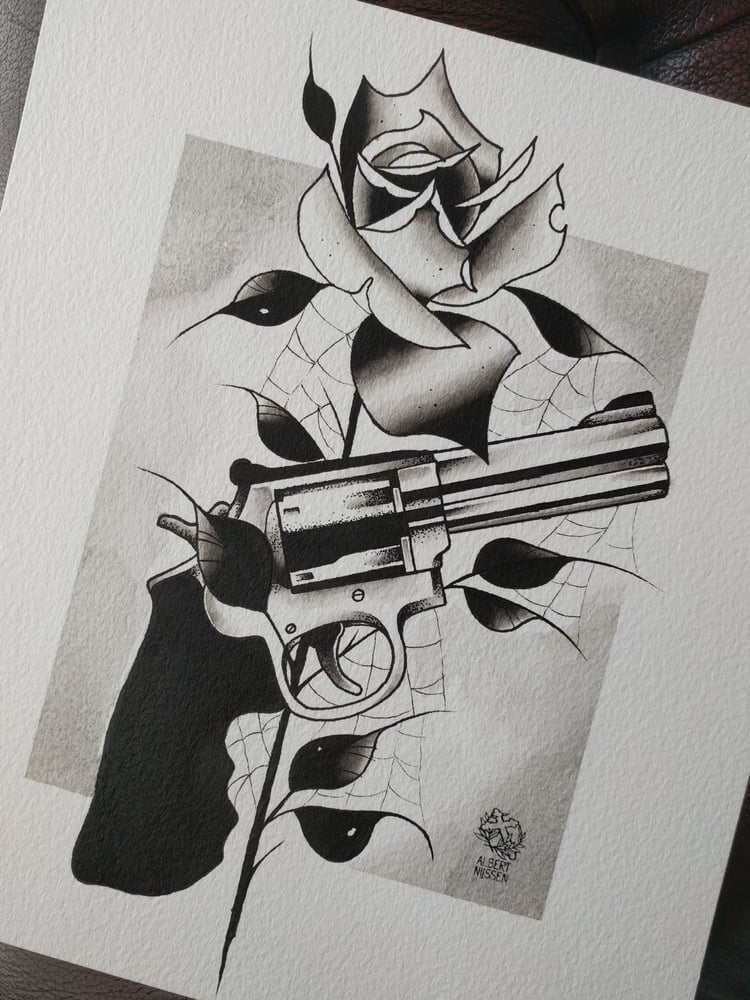 Image of A3 print: Revolver