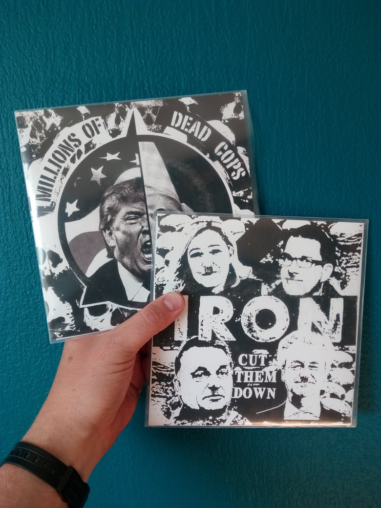 Image of IRON/MDC split 7" vinyl