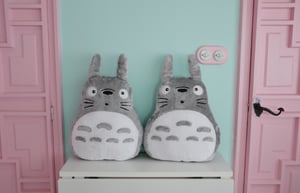 Image of Totoro plush toy (short hair)
