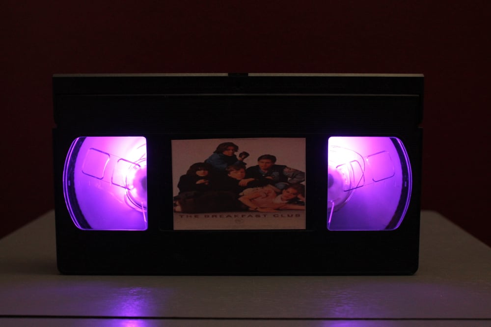 Image of The Breakfast Club VHS Lamp