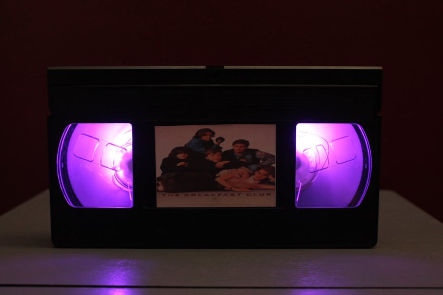 Image of The Breakfast Club VHS Lamp