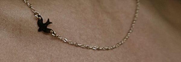 Image of Fly Free Necklace - Gold