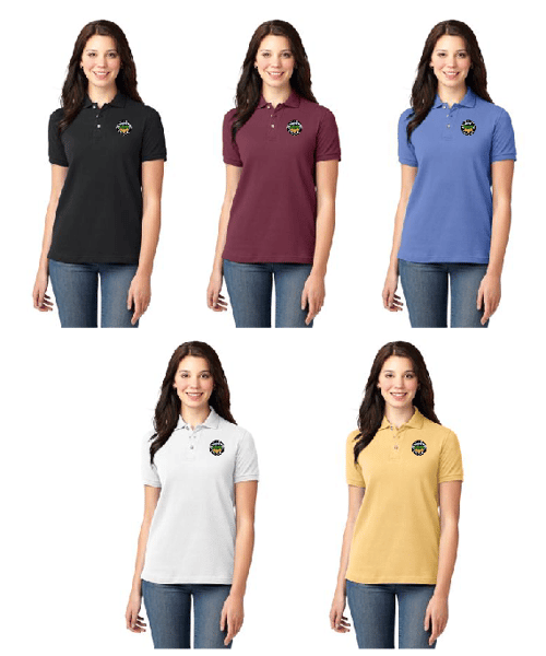 Image of Port Authority® Ladies Heavyweight Cotton Pique Polo. L420
