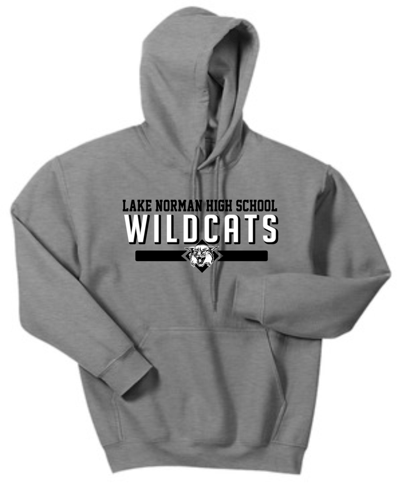 Image of WILDCATS Hoodie in Black or Gray heather
