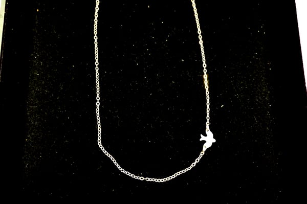 Image of Fly Free Necklace - Silver
