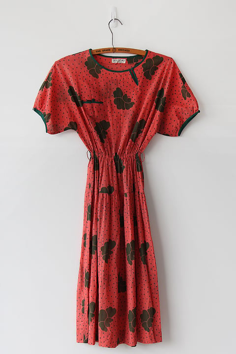 Image of SOLD Leafy Blousey Dress