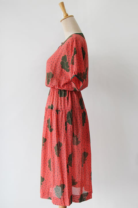 Image of SOLD Leafy Blousey Dress