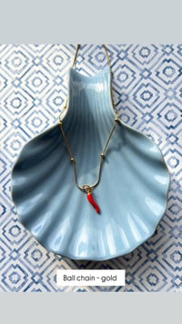 Image 5 of CHILLI PENDANT NECKLACE 