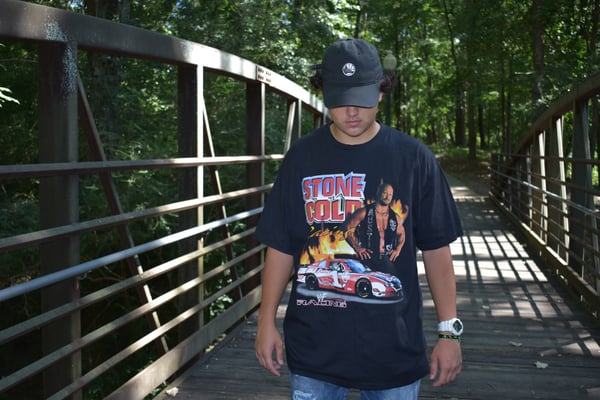 Image of Vintage WWF stone cold tee