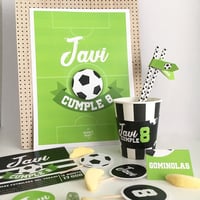 Image 2 of Party Kit Fútbol Impreso