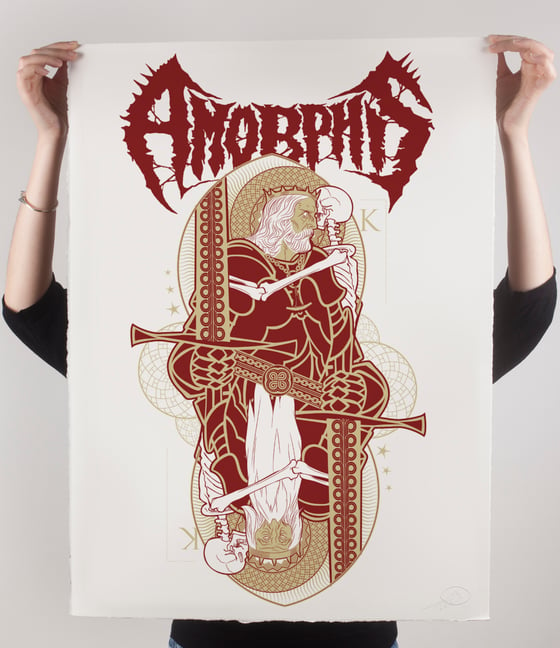 Image of AMORPHIS "King" print