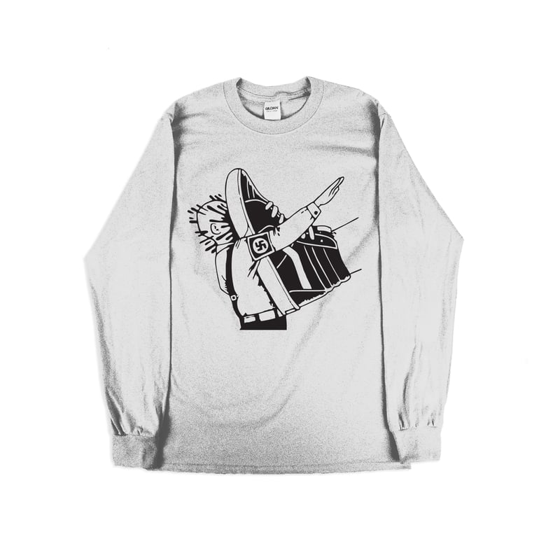 Image of Stamp Out Fascism - Long-sleeve - White Garment