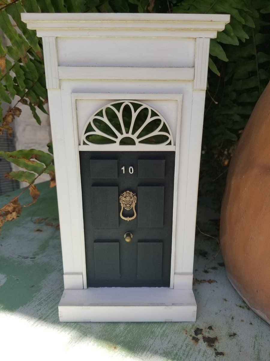 Image of #110 Fairy Lane-#10 Downing Street Fairy Door Wood Kit