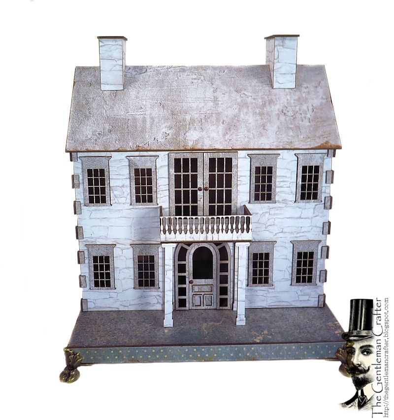 Image of July Village Collection House-Georgian House Kit-Paper