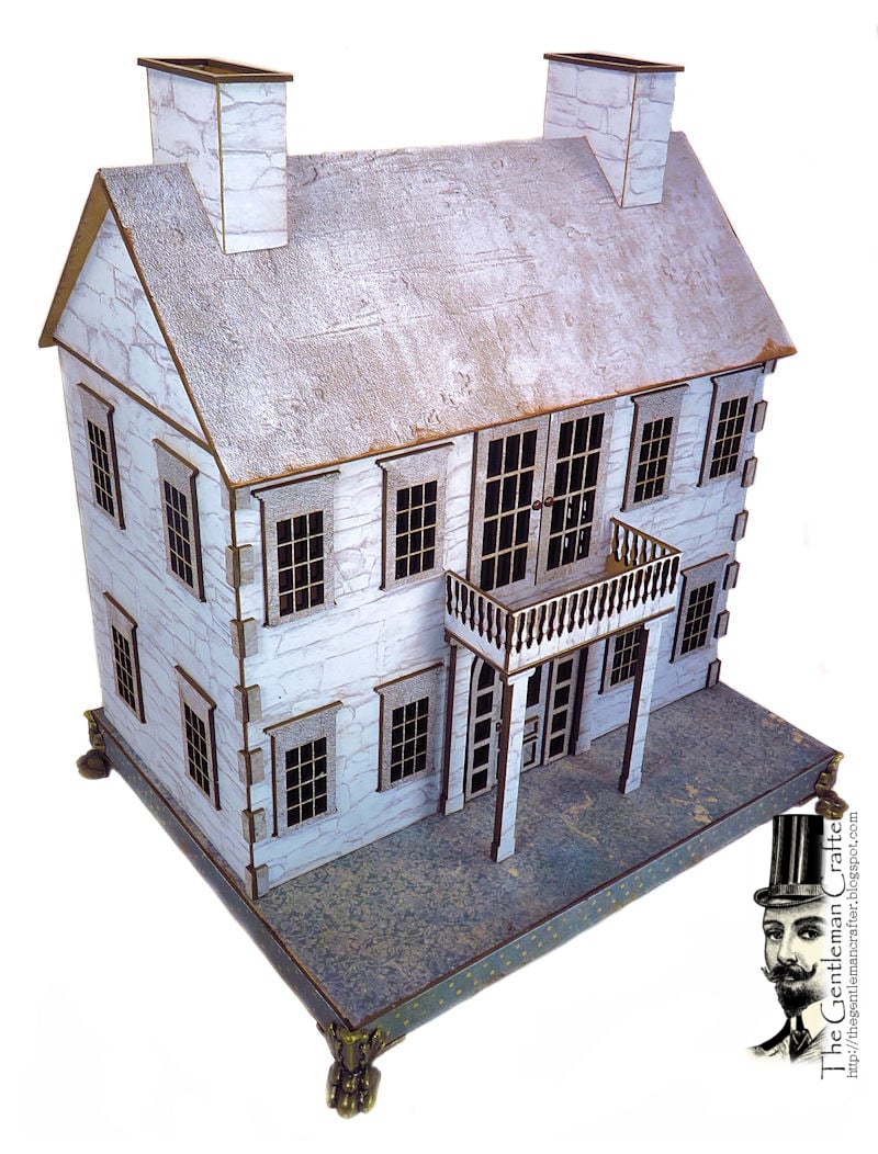 Image of July Village Collection House-Georgian House Kit-Paper