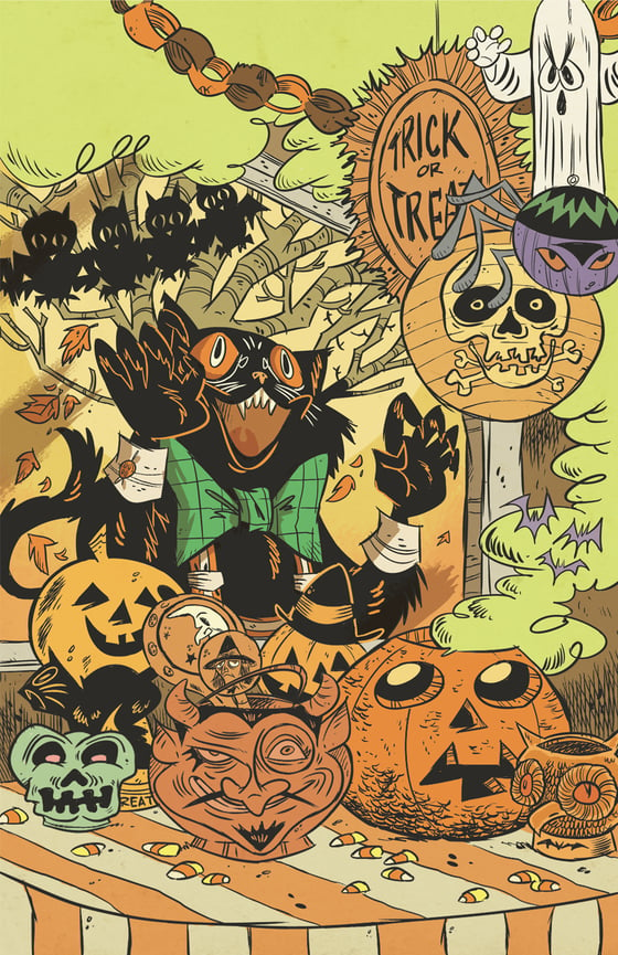 Image of Halloween Hootenanny print