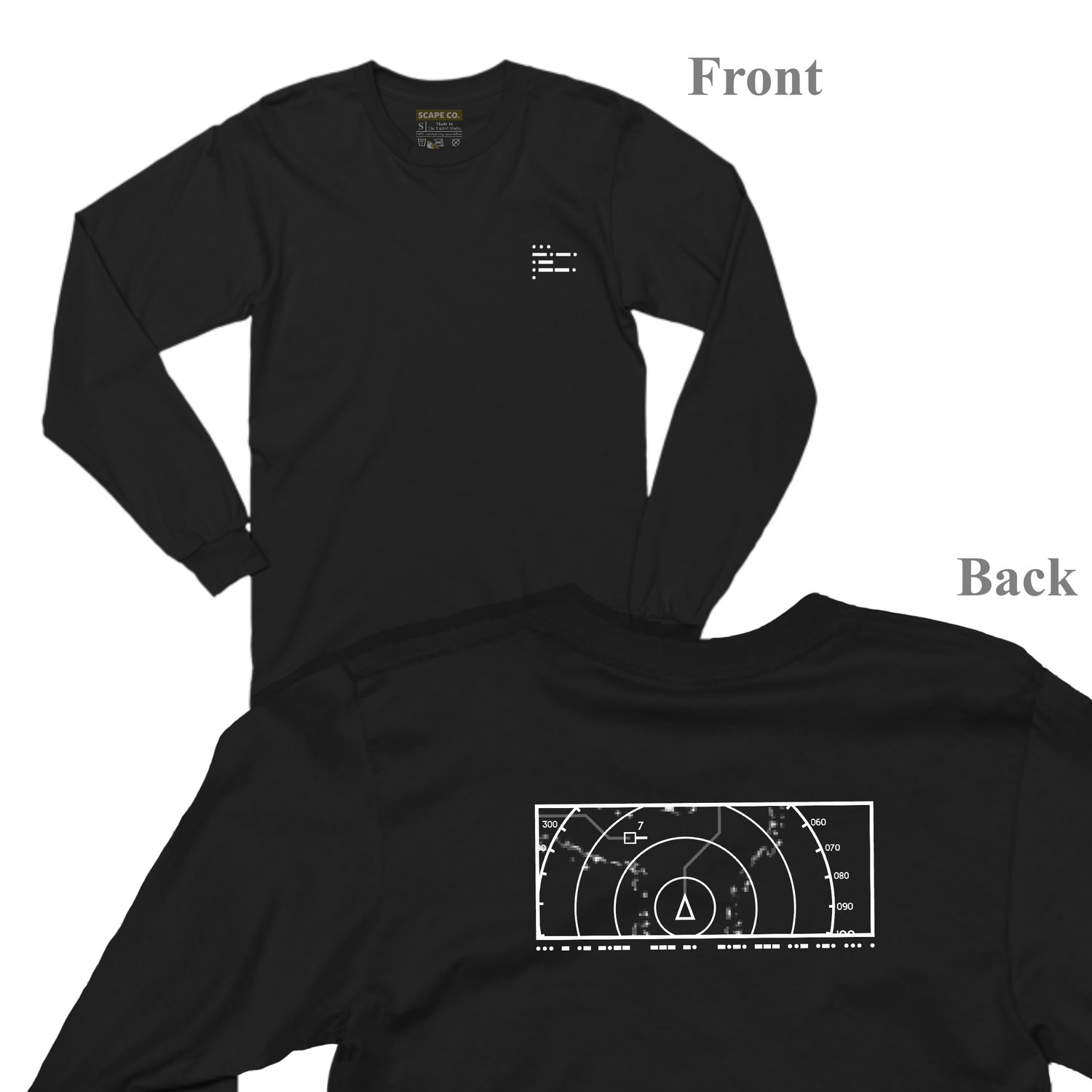 Image of Morse Code Longsleeve (Black)