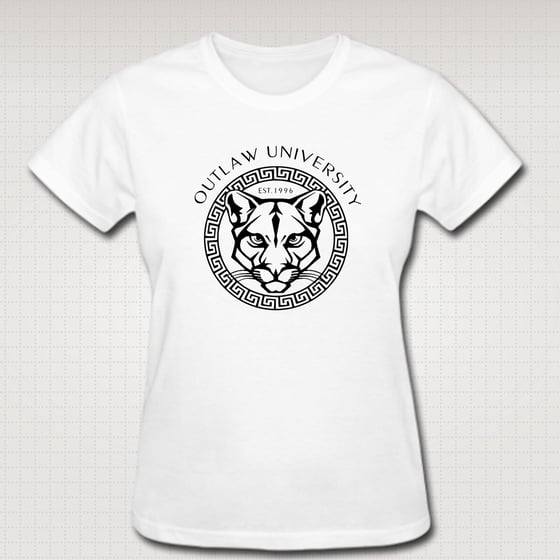 Image of OU Panther Female Baby Tee- Comes in Black, White,Pink,Purple,Red- CLICK HERE TO SEE ALL COLORS