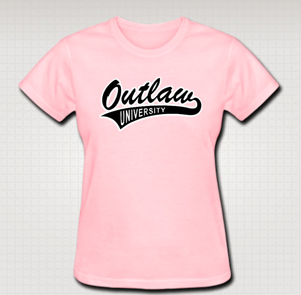 Image of OU Female Baby Tee- Comes in Black, White,Pink,Purple,Red- CLICK HERE TO SEE ALL COLORS