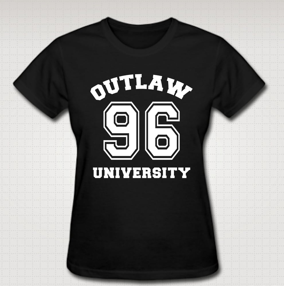 Image of OU 96 Female Baby Tee- Comes in Black, White,Pink,Purple,Red- CLICK HERE TO SEE ALL COLORS