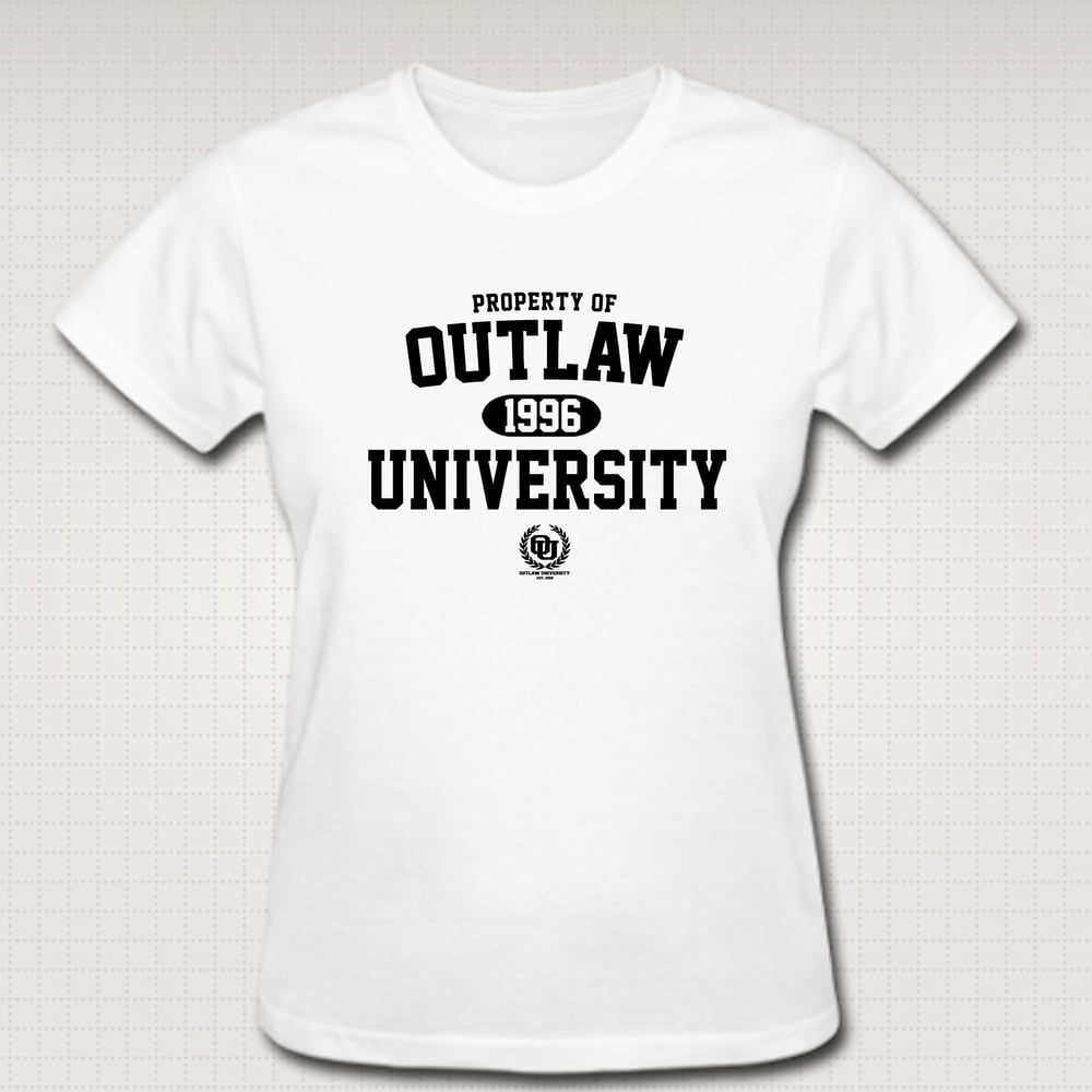 Image of OU Property Female Baby Tee- Comes in Black, White,Pink,Purple,Red- CLICK HERE TO SEE ALL COLORS