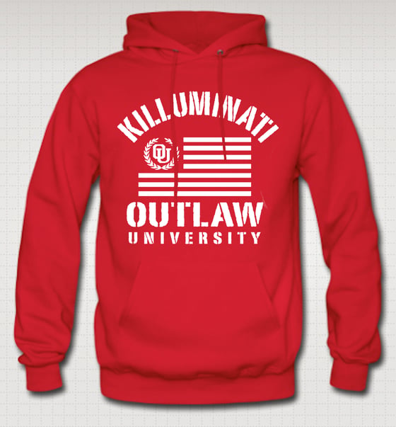 Image of Killuminati Flag Hoodie- Comes in Black,Grey,Red,Navy Blue - CLICK HERE TO SEE ALL COLORS