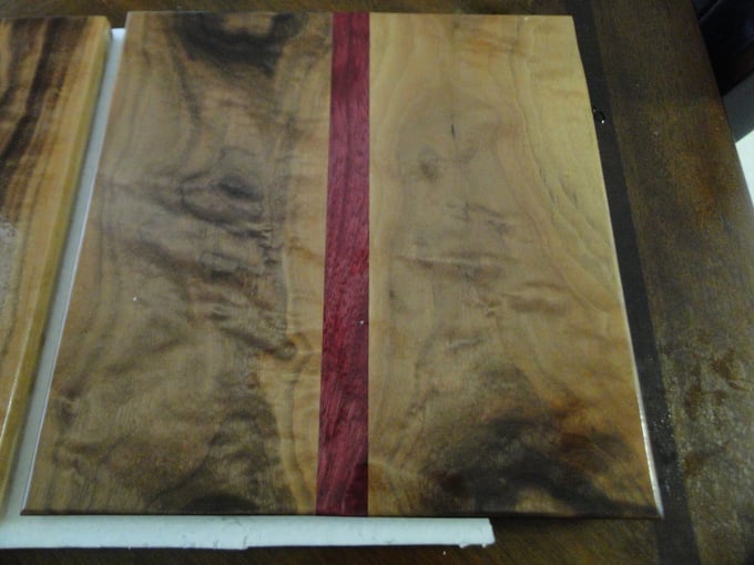 Image of Claro walnut & Purple Heart