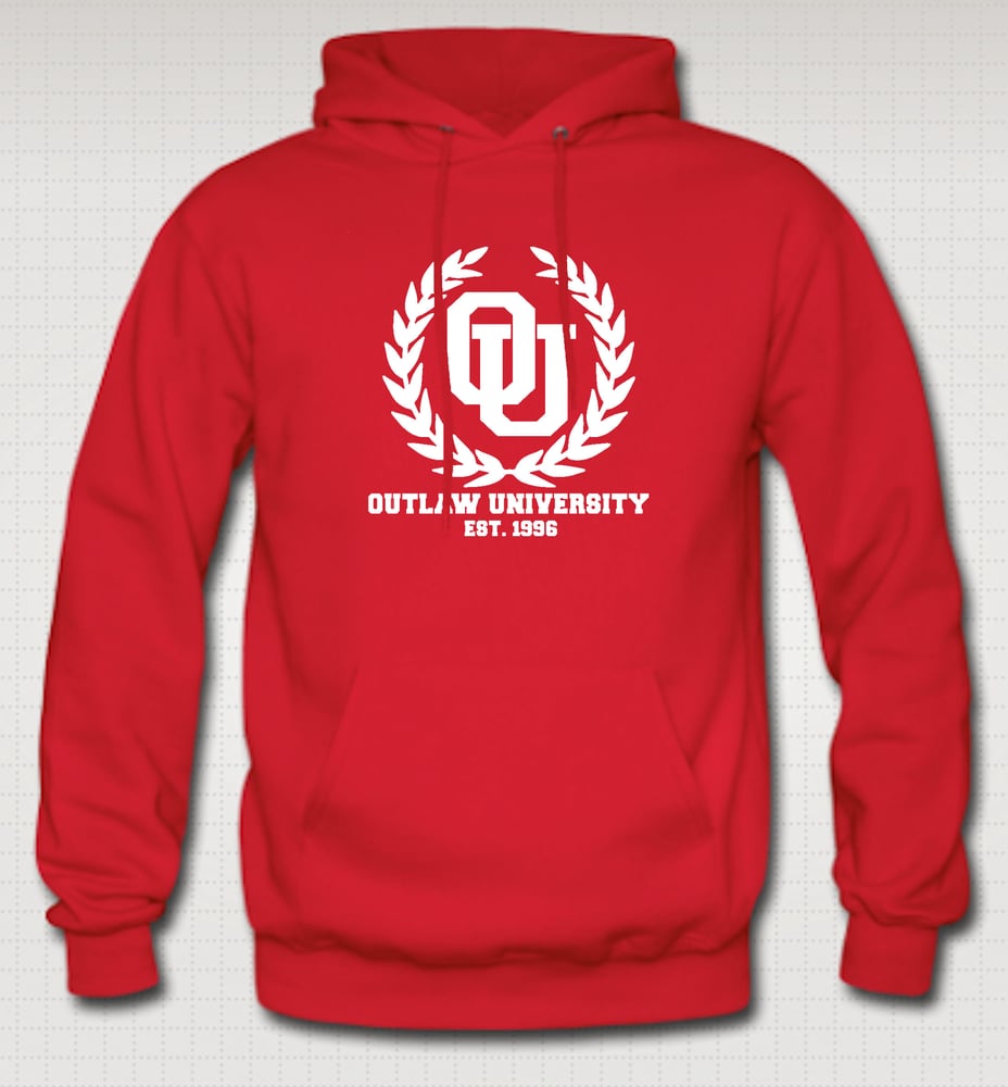 Image of University Hoodie - Comes in Black,Grey,Red,Navy Blue - CLICK HERE TO SEE ALL COLORS