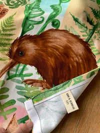Image 1 of Kiwi in the forest - Tea towel