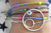 Image 1 of circle of life bracelet with chain