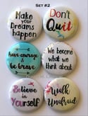 Words of Inspiration  Flair Buttons