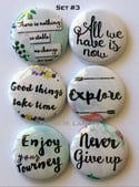 Words of Inspiration  Flair Buttons