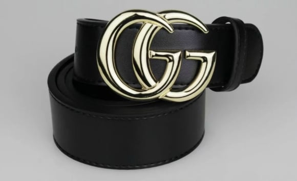 Image of GG BELT BLACK & SILVER