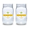 Nectarine 50/50 16 oz Mason Jars - Set of 4
