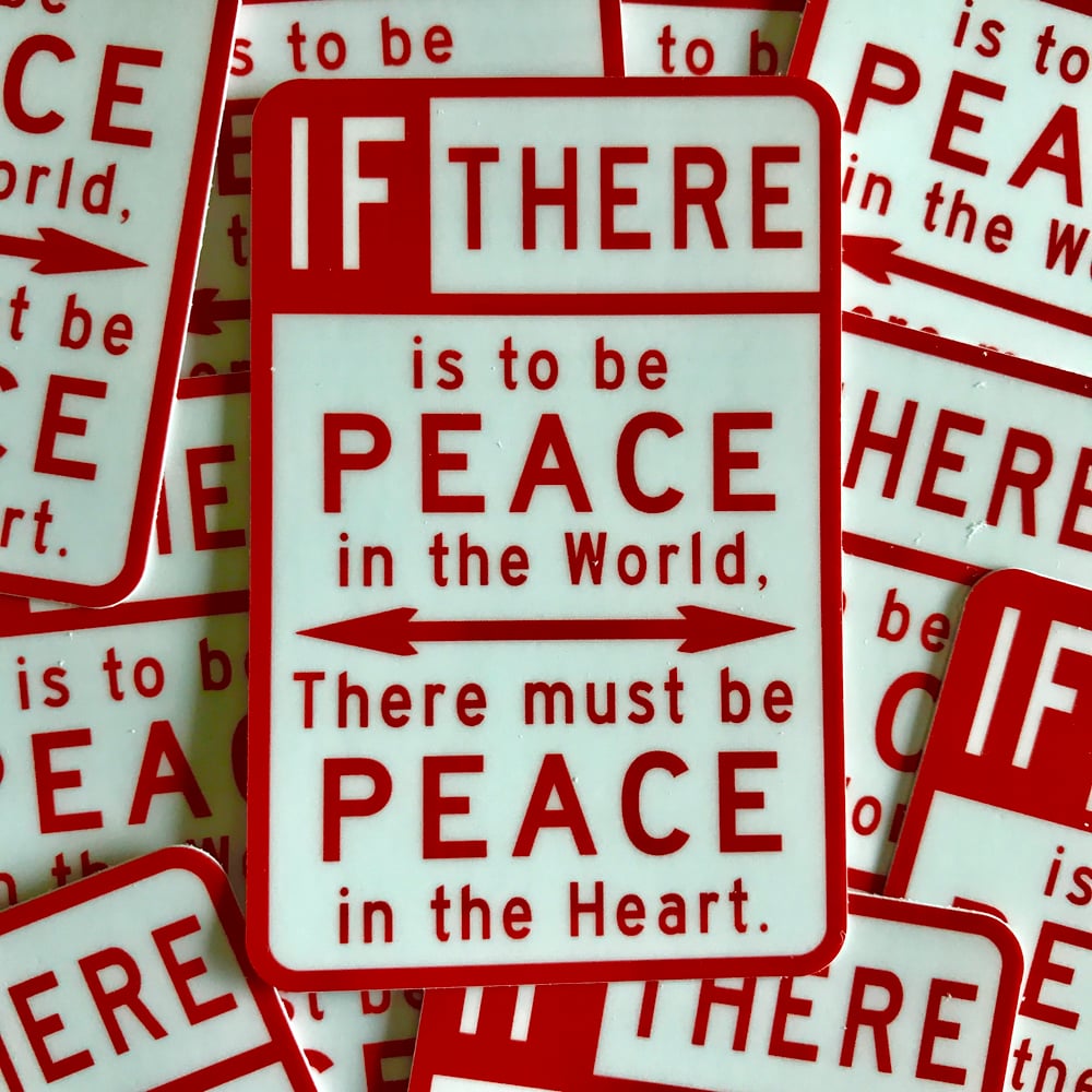 Image of Peace Sign Sticker