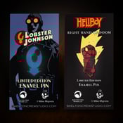 Image of Hellboy/B.P.R.D.: Right Hand of Doom and Lobster Johnson pin set! 
