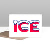 ICE greetings card