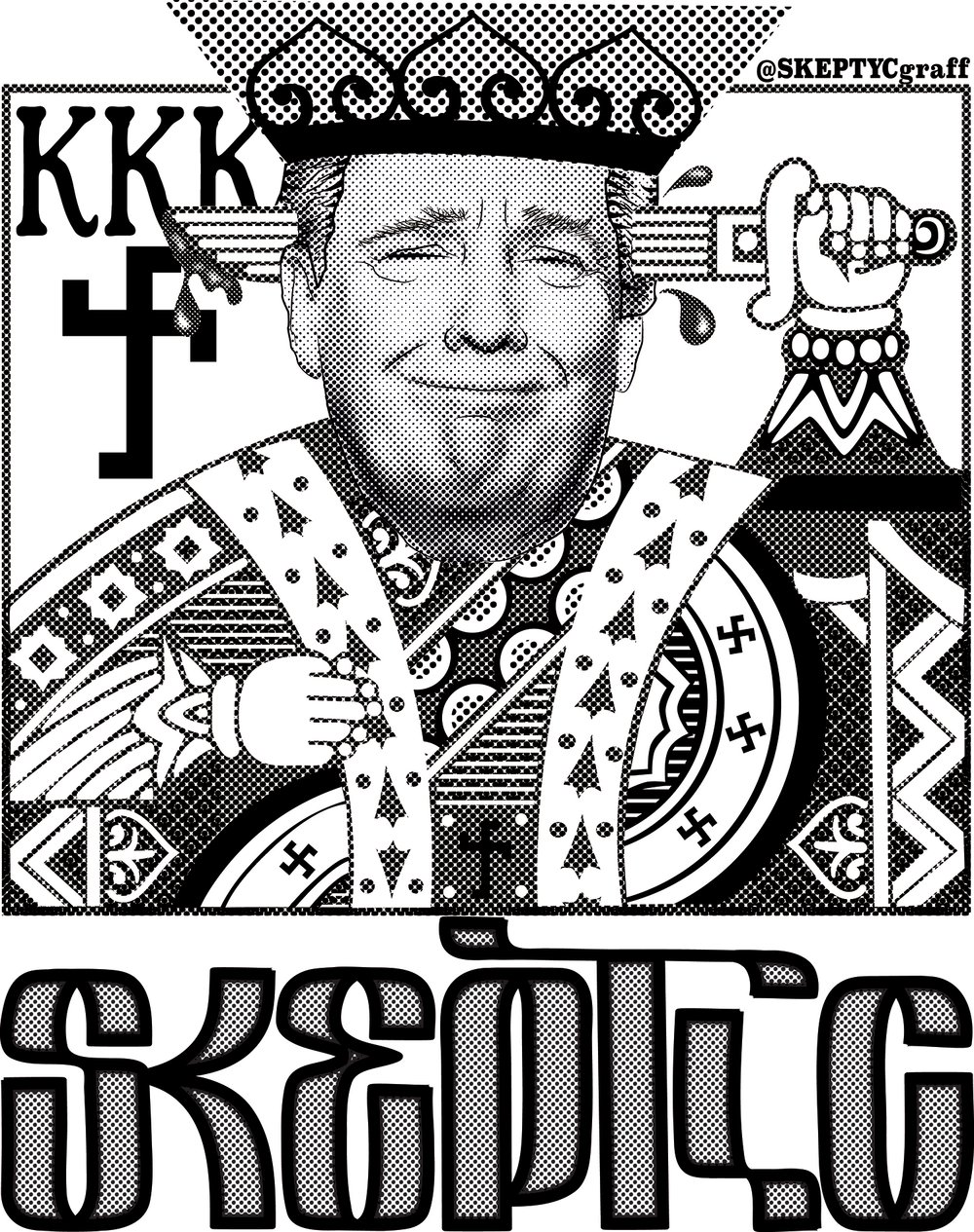 Image of Suicide King Print