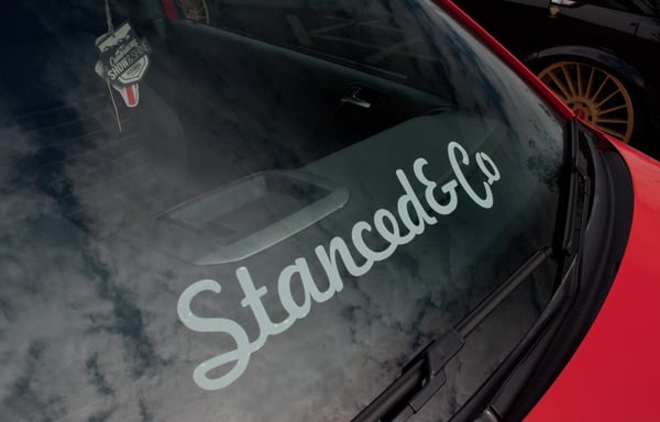 Image of Original Front Window Sticker.