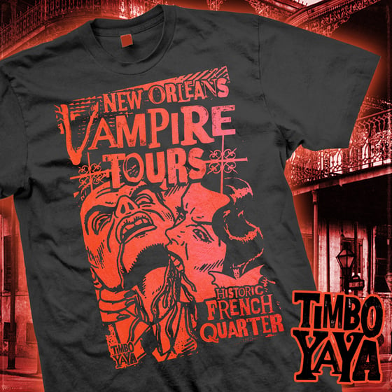 Image of "New Orleans Vampire Tours - Bite" design by TimboYaYa