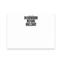 Image 18 of Beadwork before Bullshit Note pads