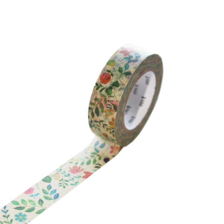 Image of MT Washi Tape - Watercolor Flower