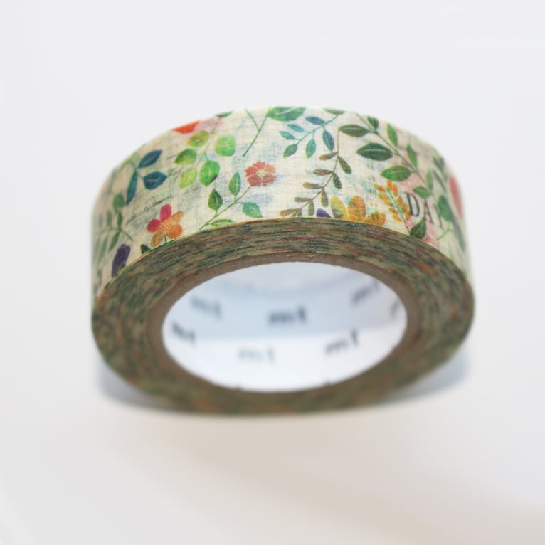 Image of MT Washi Tape - Watercolor Flower